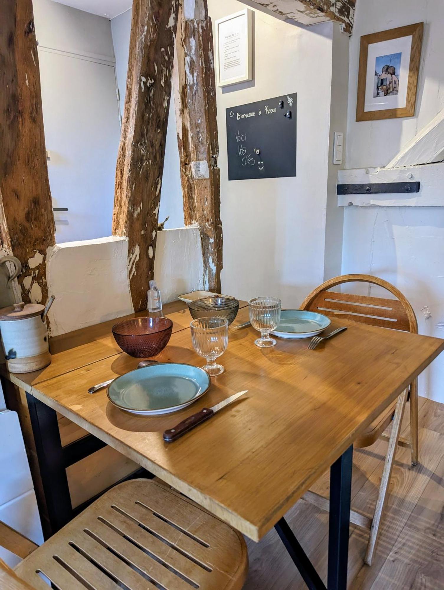 Artist Home - City Center - Bathtub - Terrasse - Full Appartment Rouen Ngoại thất bức ảnh