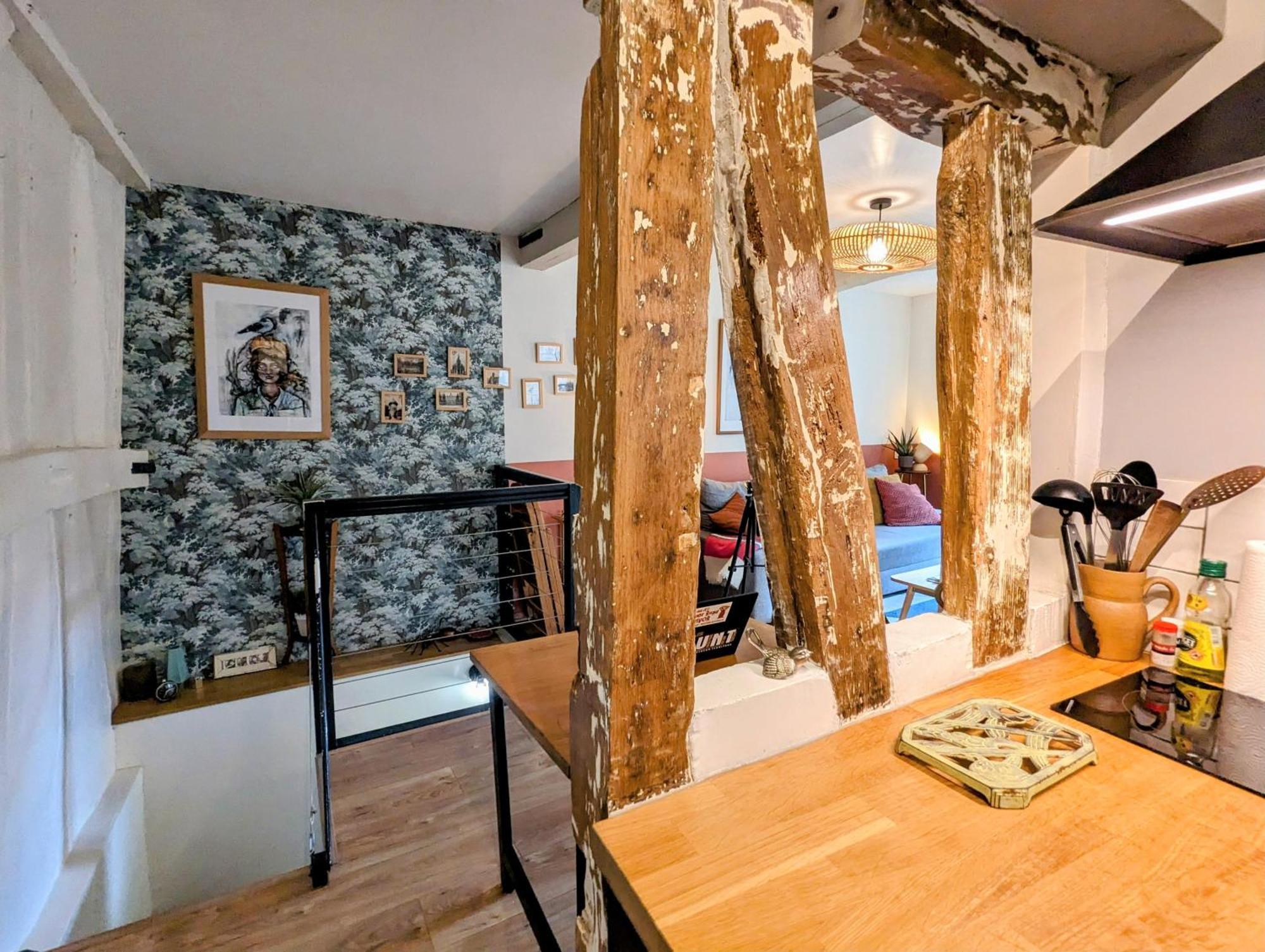 Artist Home - City Center - Bathtub - Terrasse - Full Appartment Rouen Ngoại thất bức ảnh